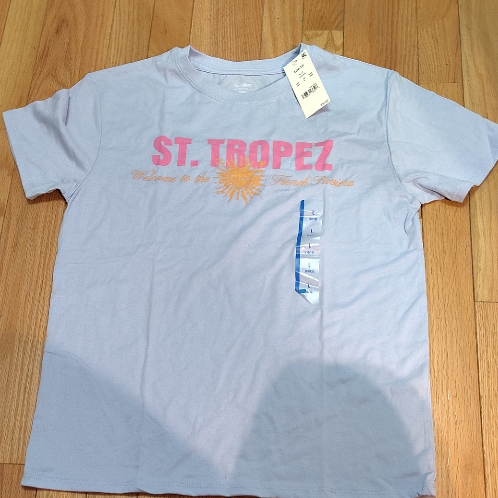 St. Tropez Kids Light Blue Graphic Tee